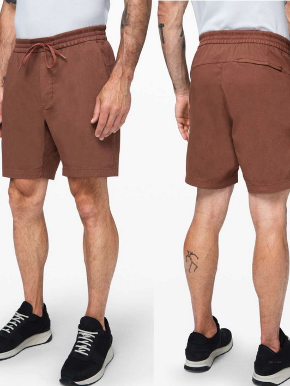 Lululemon Bowline Shorts Small Brown Red